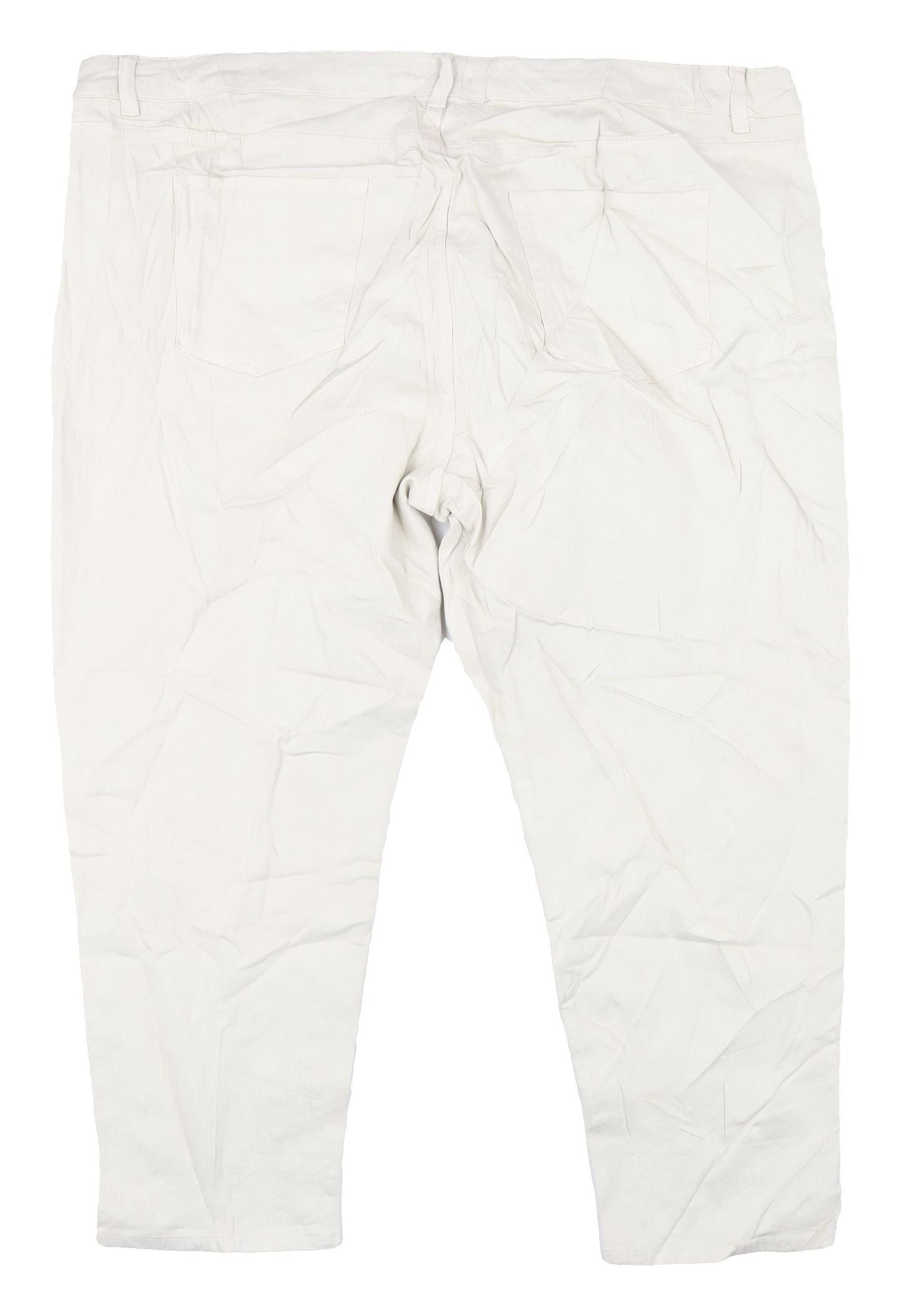 Womens UK Size 24 Marks and Spencer Relaxed Fit  Ivory Jeans