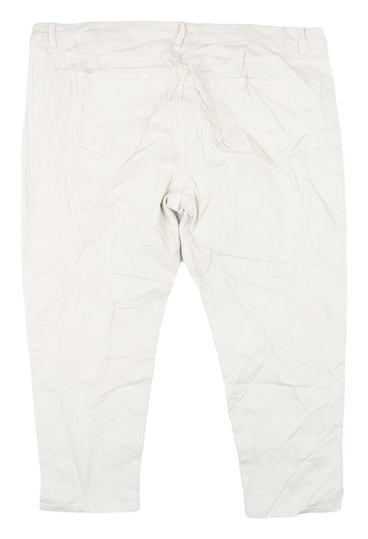 Womens UK Size 24 Marks and Spencer Relaxed Fit  Ivory Jeans