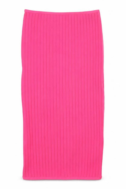 Boohoo Women's Pink Midi Pencil Skirt Size 8