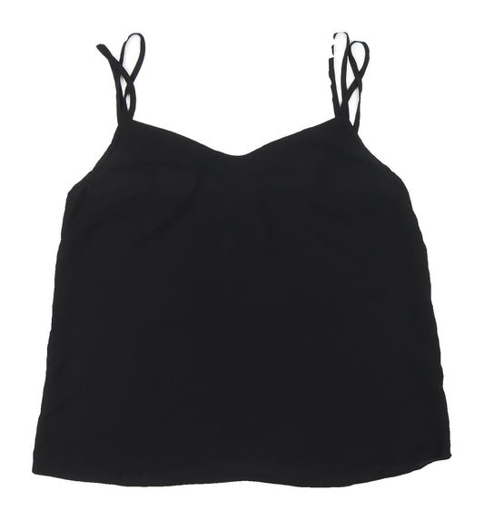 Womens UK Size 12 ASOS Black Basic Camisole
