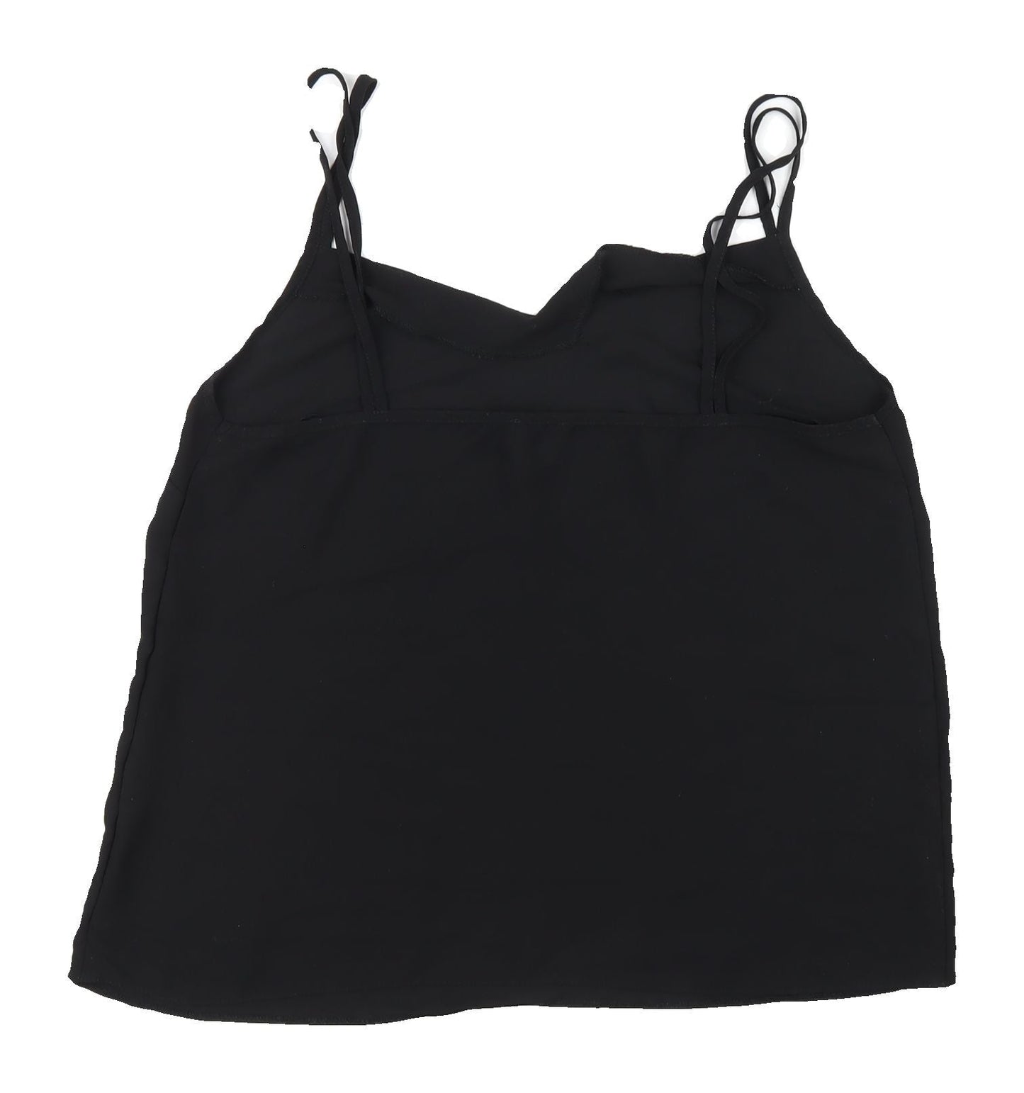 Womens UK Size 12 ASOS Black Basic Camisole