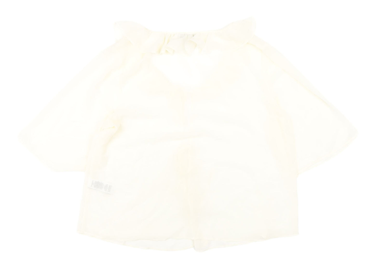 Womens UK Size 14 Marks and Spencer Ivory Basic Blouse