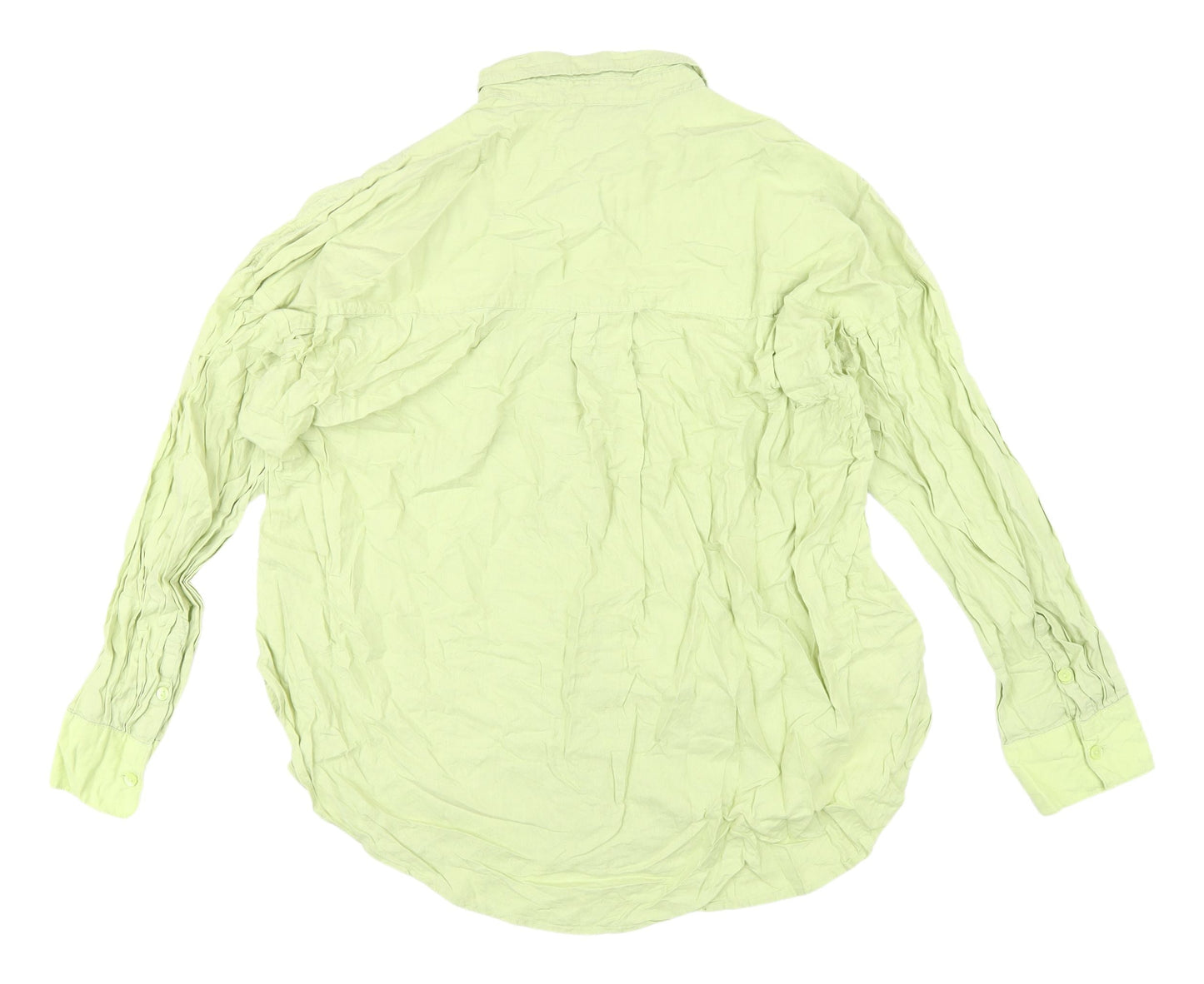 Womens UK Size M Lindex Green  Button-Up