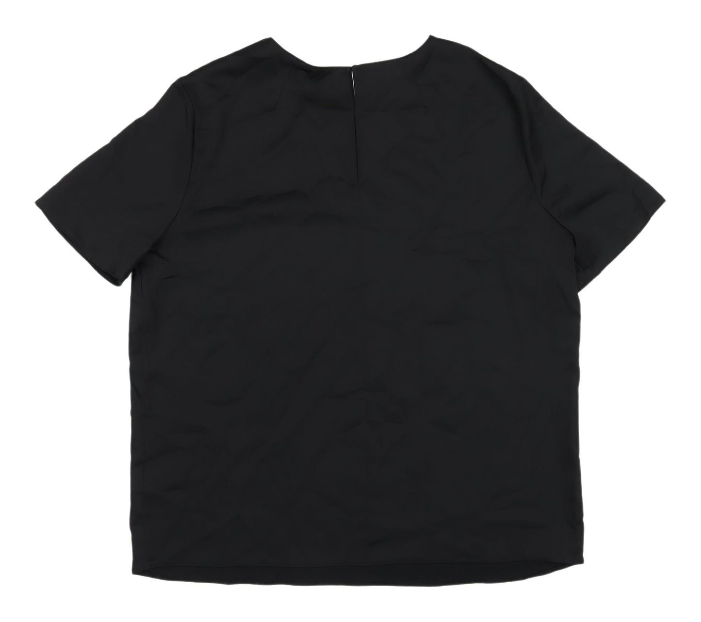 Womens UK Size 12 Marks and Spencer Black Basic Blouse