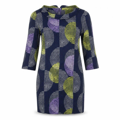 White Stuff Women's Geometric Dress UK 8 Multicolour