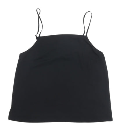 Womens UK Size 10 COLLUSION Black Camisole Tank