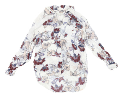 Womens UK Size 12 NEXT Multicoloured Basic Button-Up