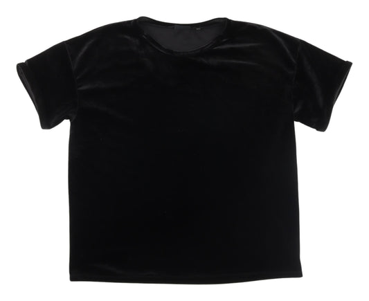 Womens UK Size 18 NEXT Black Basic T-Shirt