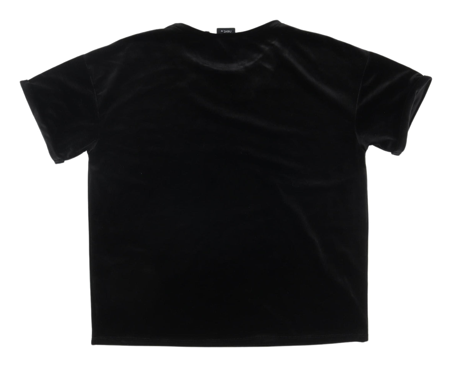 Womens UK Size 18 NEXT Black Basic T-Shirt