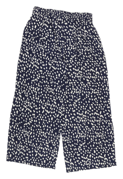 Girls on Film Women's Blue Cropped Trousers, Size 14