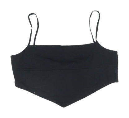 Womens UK Size 14 ASOS DESIGN Black Camisole Tank