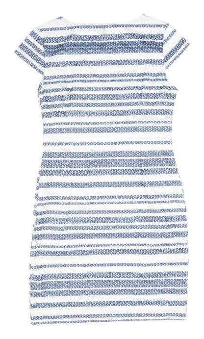 Apricot Women's Blue Striped T-Shirt Dress Size 10