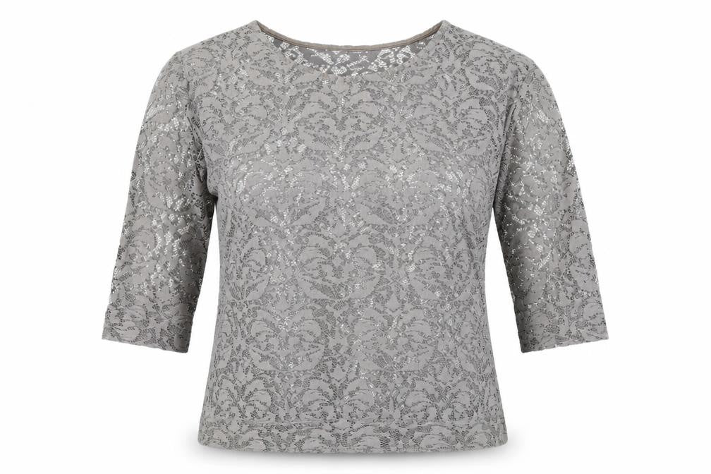 Womens UK Size 10 NEXT Grey Basic Blouse