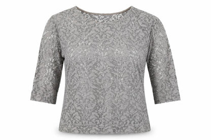 Womens UK Size 10 NEXT Grey Basic Blouse