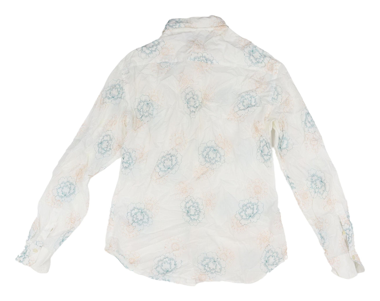 Womens UK Size M French Connection Ivory Basic Button-Up