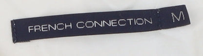 Womens UK Size M French Connection Ivory Basic Button-Up