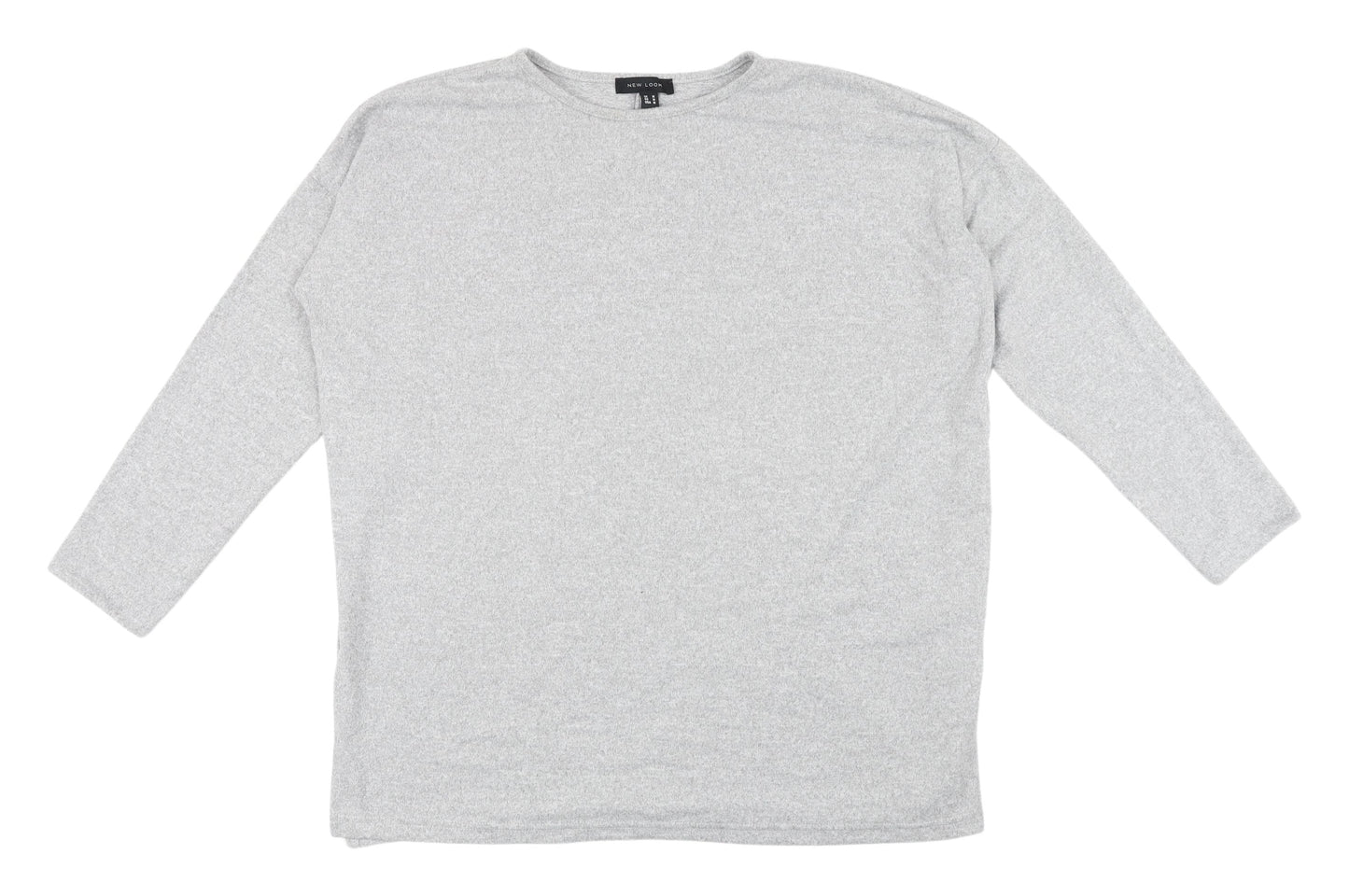 Womens UK Size M New Look Grey Jersey T-Shirt