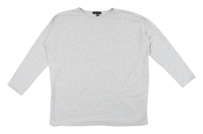 Womens UK Size M New Look Grey Jersey T-Shirt
