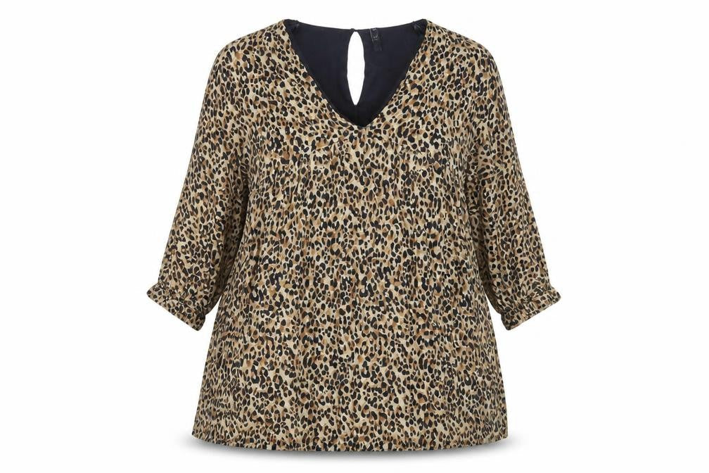 Womens UK Size M Zara Multicoloured Tunic Blouse