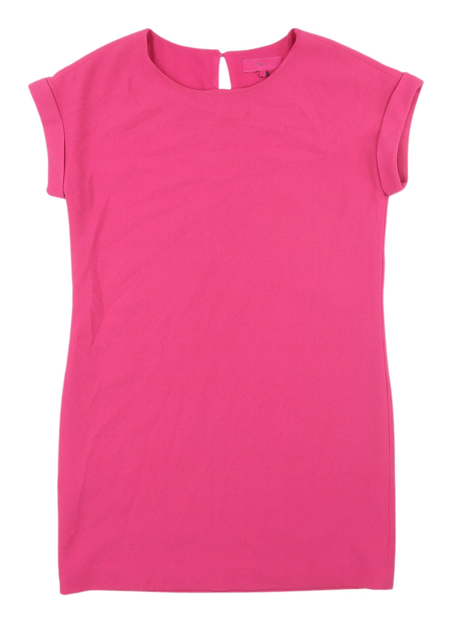 Next Women's Pink Cap Sleeve Sheath Dress Size 8