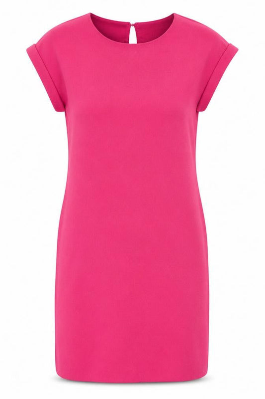 Next Women's Pink Cap Sleeve Sheath Dress Size 8