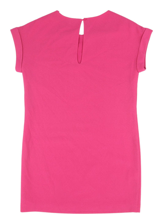 Next Women's Pink Cap Sleeve Sheath Dress Size 8