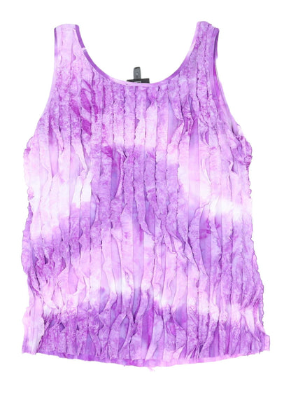 Antthony Studio Women's Purple Tank, Medium, Casual Sleeveless Top