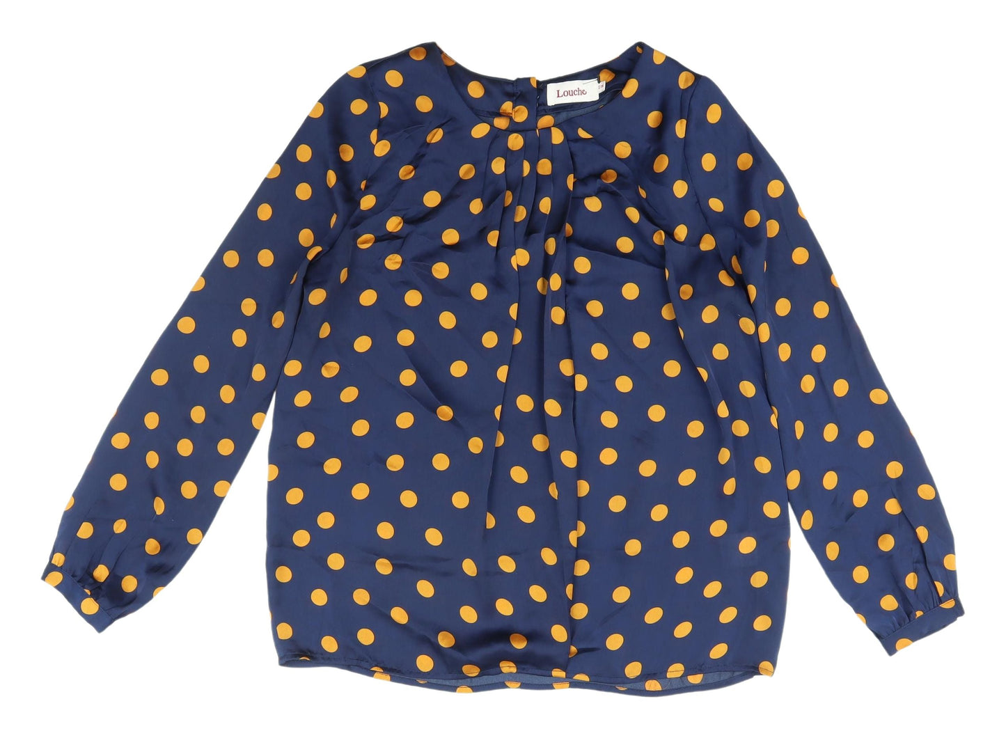 Womens UK Size 12 Louche Blue Basic Blouse