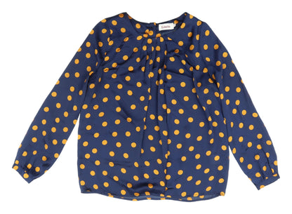 Womens UK Size 12 Louche Blue Basic Blouse