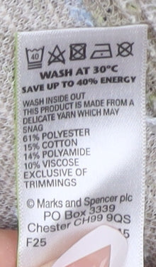 Womens UK Size 24 Marks and Spencer Multicoloured Jumper Jumper