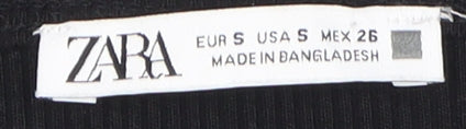 Womens UK Size S Zara Black  T-Shirt