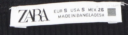 Womens UK Size S Zara Black  T-Shirt