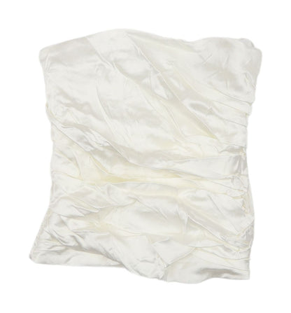 Womens UK Size XS Zara Ivory  Tube