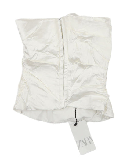 Womens UK Size XS Zara Ivory  Tube