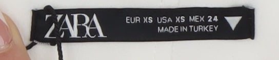 Womens UK Size XS Zara Ivory  Tube