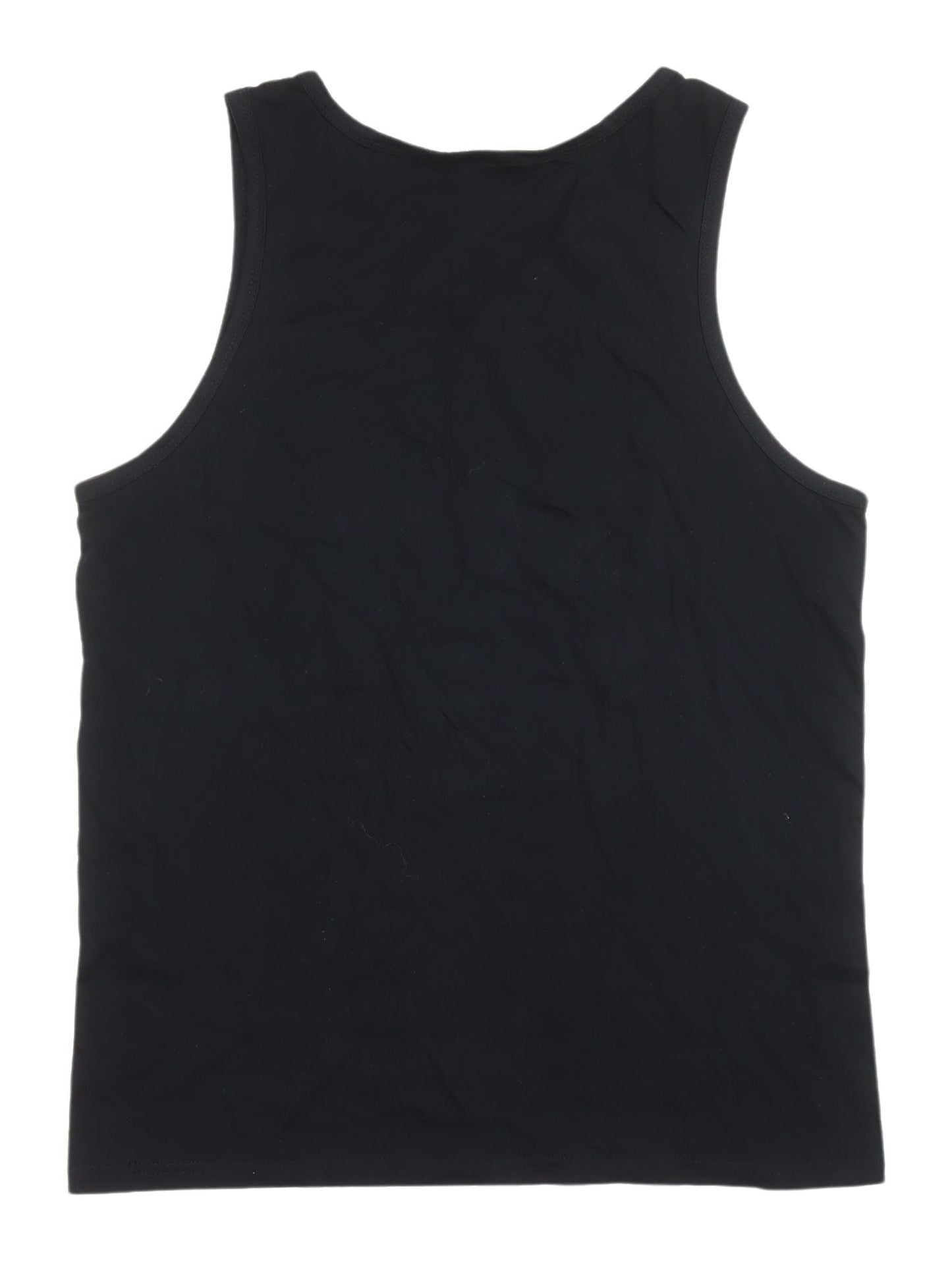 Mens UK Size M Gildan Black  T-Shirt