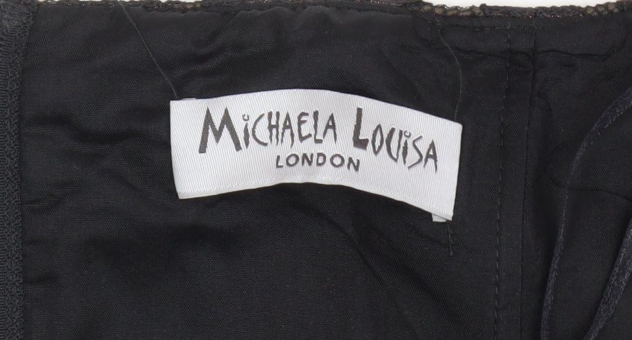Michaela Louisa Women's Black Lace Blouse Size 16