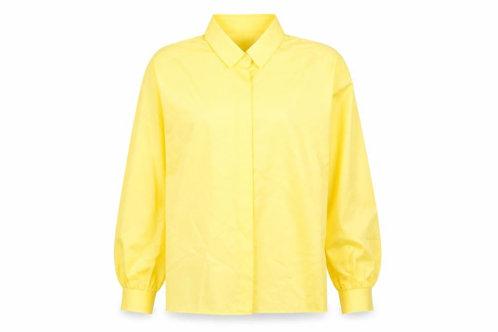 Principles Women's Yellow Button-Up Shirt Size 12