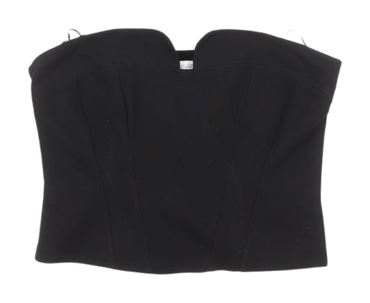 Womens UK Size L Zara Black Camisole Blouse