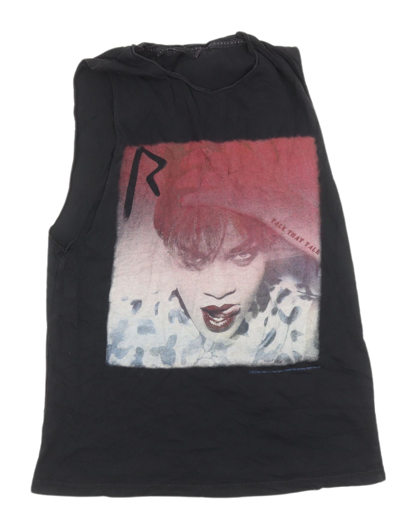 Womens UK Size 8 Crafted Black Basic Tank