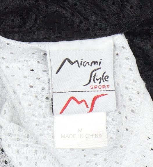 Miami Style Sport Black Basketball Tank Jersey M