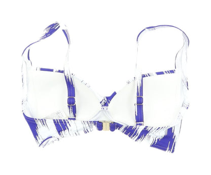 Marks and Spencer Women's Blue Bralette Swim Top Size 10