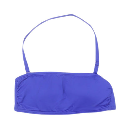 Marks and Spencer Women's Blue Bandeau Top Size 8