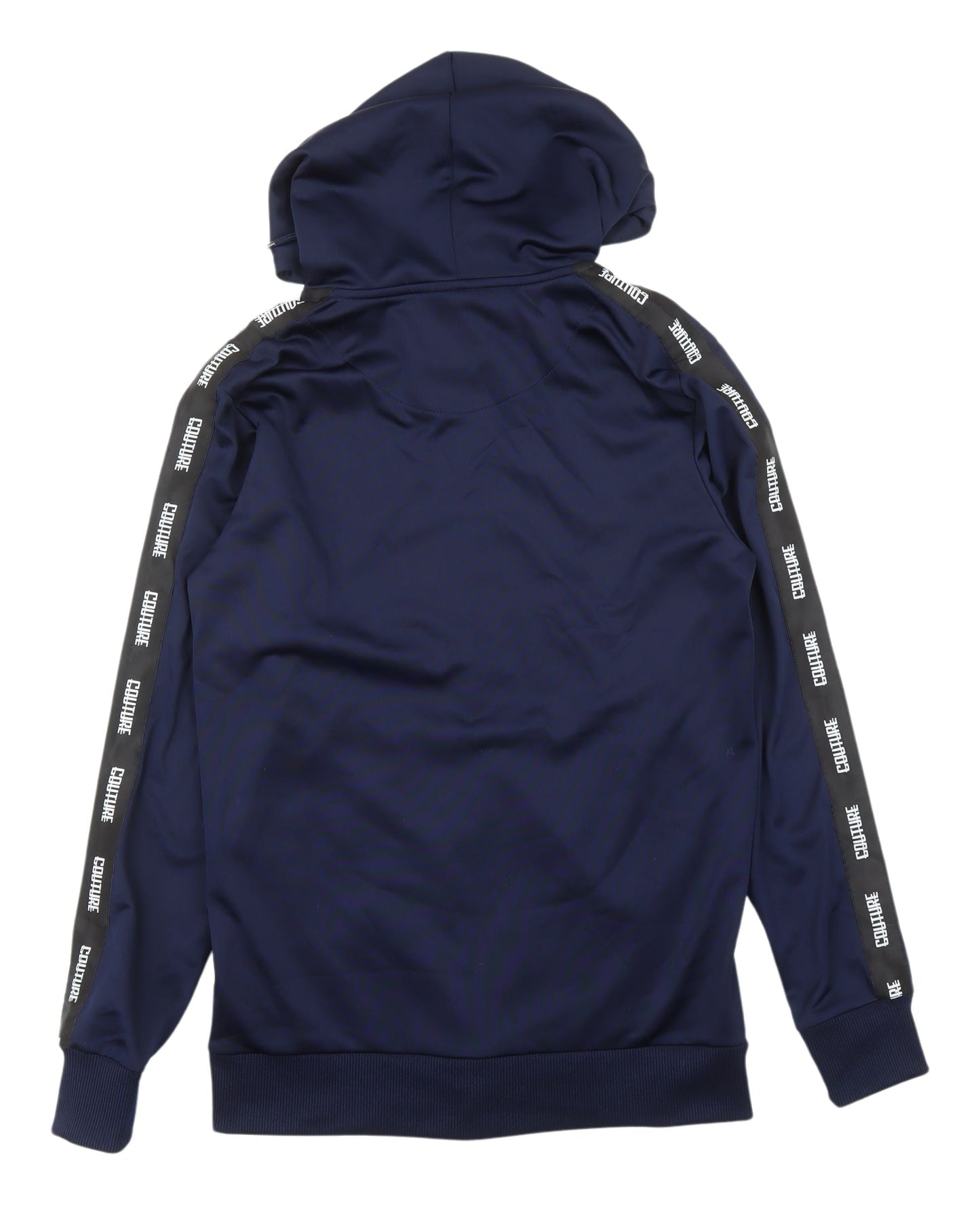 Mens UK Size S Couture Blue Full Zip Hoodie