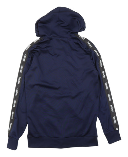 Mens UK Size S Couture Blue Full Zip Hoodie
