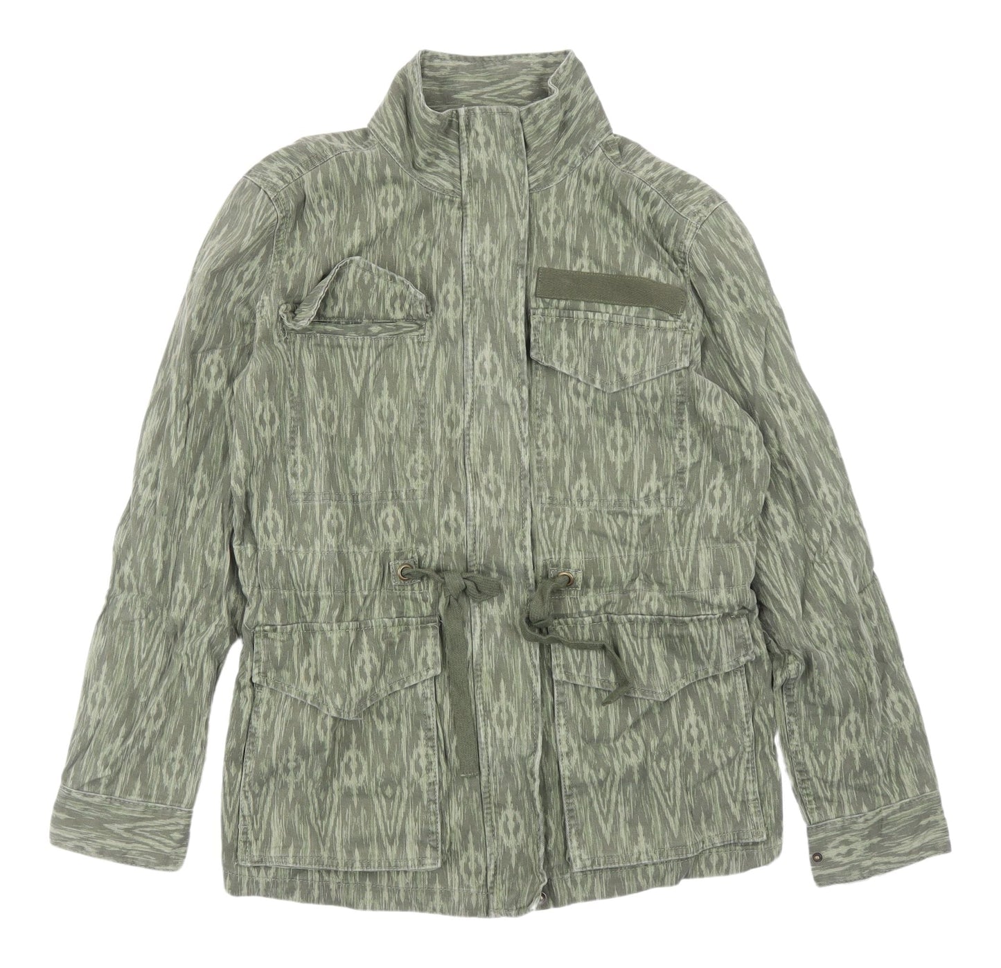 Womens UK Size 6 Marks and Spencer Green Military Jacket