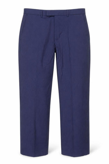 Mens UK Size 34 Marks and Spencer Regular Fit Dress Pants Blue Trousers