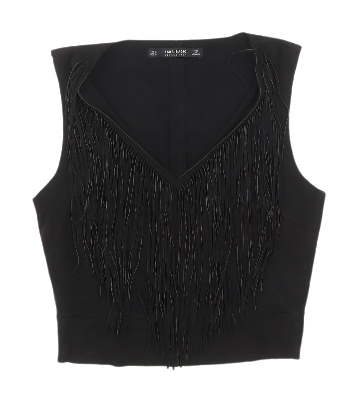 Womens UK Size S Zara Black  Tank
