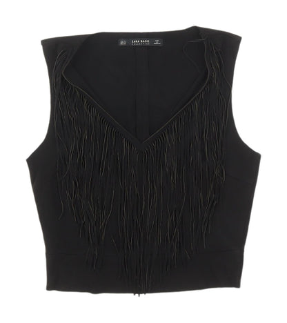 Womens UK Size S Zara Black  Tank