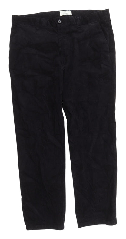 Marks and Spencer Men's Black Corduroy Trousers